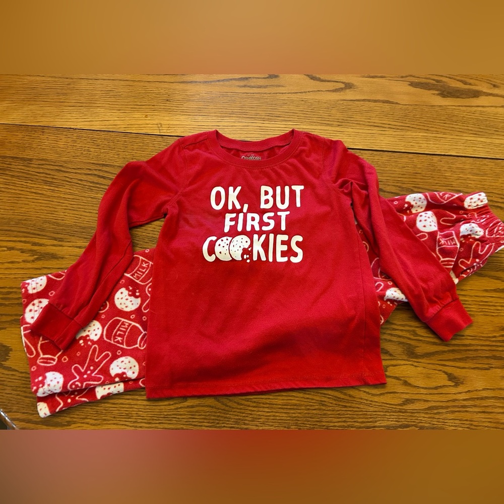 Kids Osh Kosh red pajamas